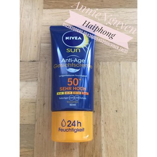 KEM CHỐNG NẮNG NIVEA - HÀNG XÁCH TAY ĐỨC-50ml- kèm ảnh bill