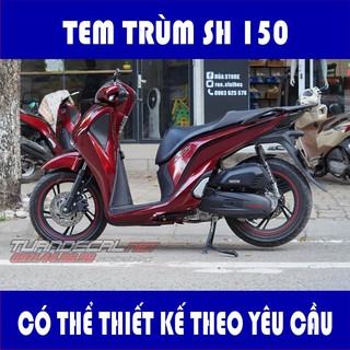 Tem Trùm Sh Sọc đen - Có thể thiết kế theo yêu cầu riêng của từng khách hàng - Ship hàng toàn quốc