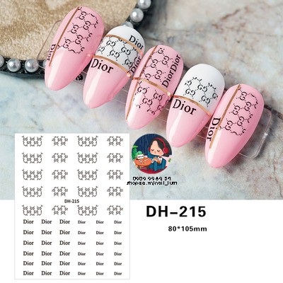 [Video Thực Tế] Nail Sticker - Dán Móng Tay DH186 LUÔN VUI TƯƠI