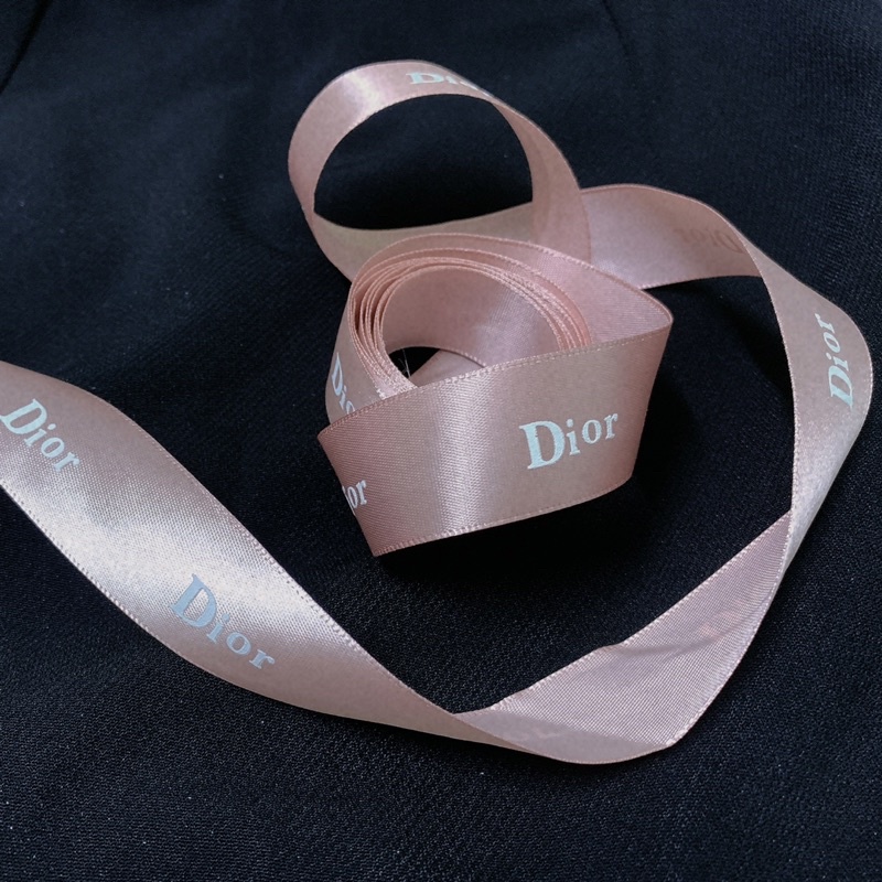 Ruy Băng Chữ Dior Hồng