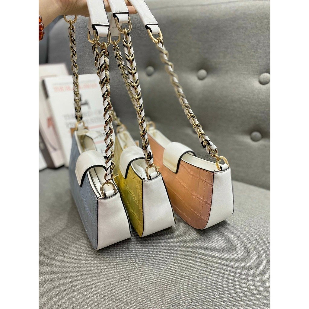 Túi da vân Croco-MK CARMEN EXTRA-SMALL