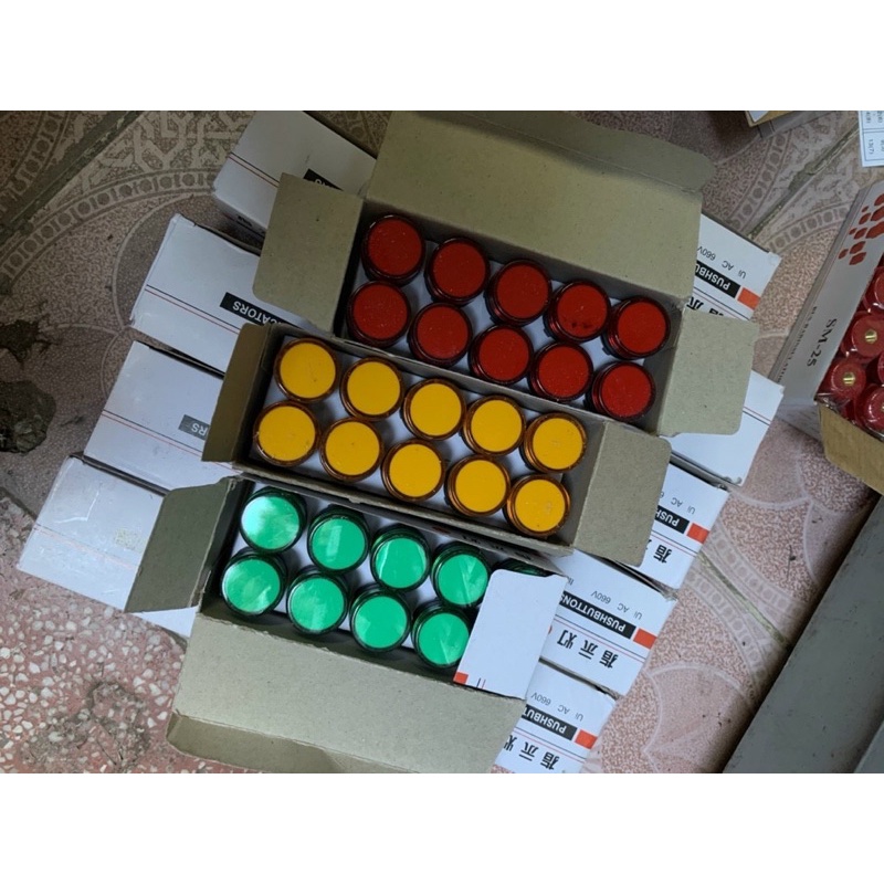 Đèn Báo Pha phi22 - đèn led báo pha lắp tủ điện
