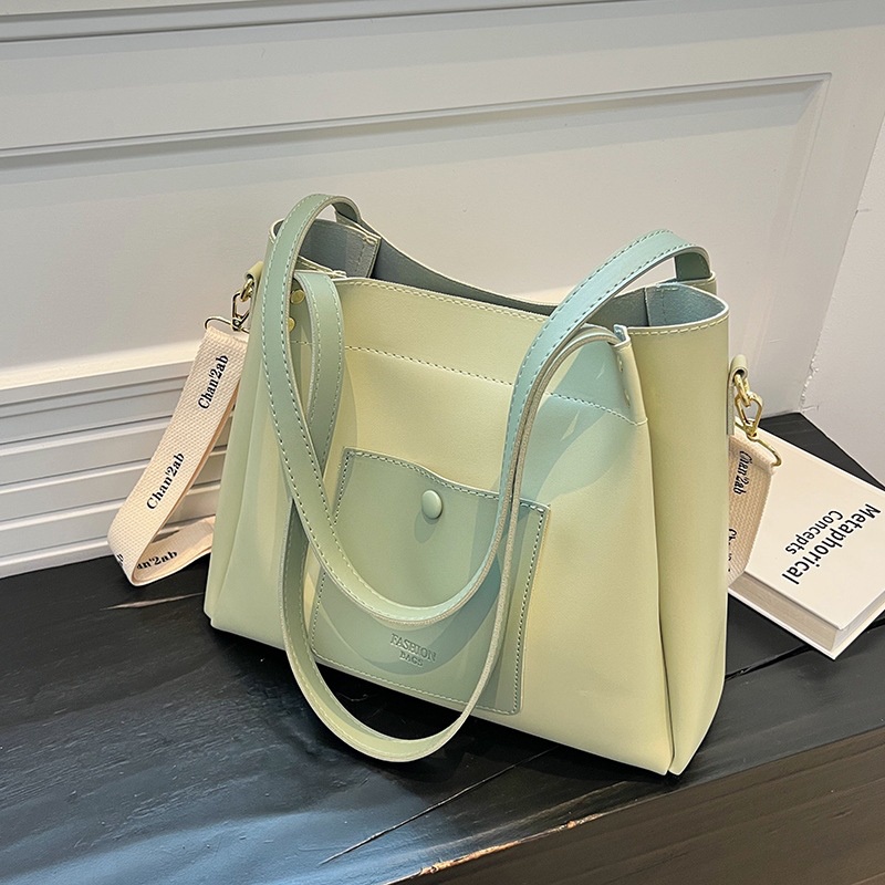 IELGY Túi Đeo Vai Cỡ Lớn Màu Sắc Tương Phản Thời Trang Cho Nữ