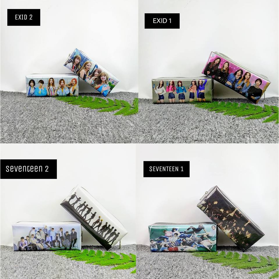 Bóp viết túi đựng bút 4D Kpop BTS, EXID, TWICE, BLACKPINK, GOT7, EXO, TFBOYS, BIGBANG, SEVENTEEN