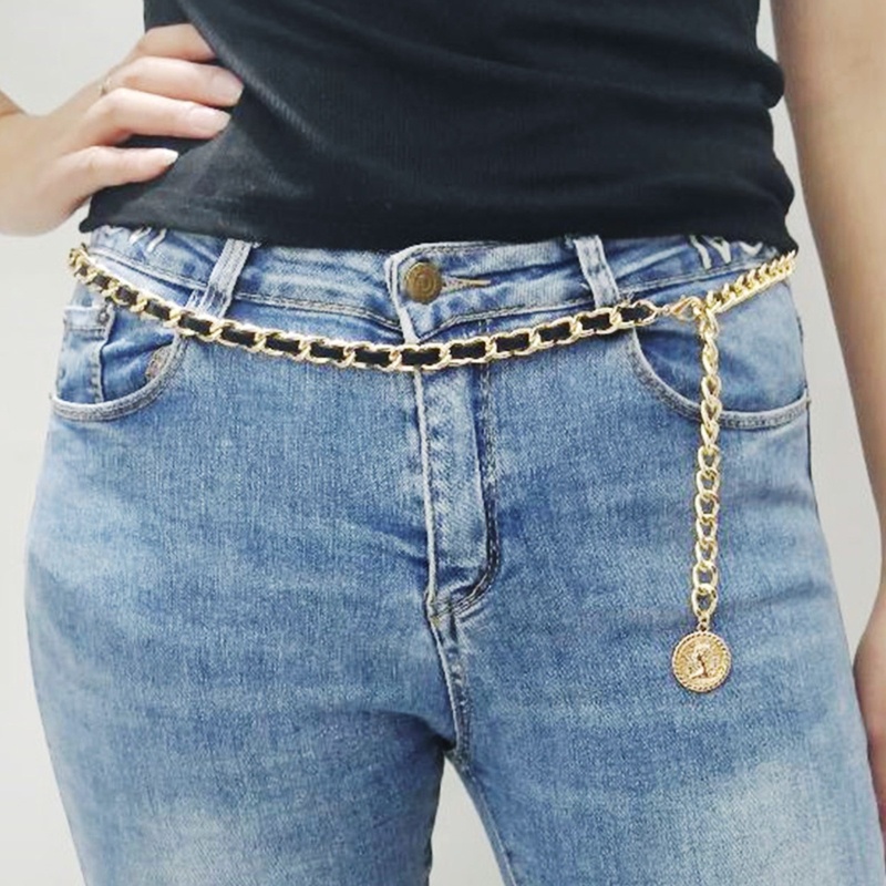 Dây Xích 1 / 2 Tầng Đeo Thắt Lưng Quần Thời Trang Cho Thanh Thiếu Niên