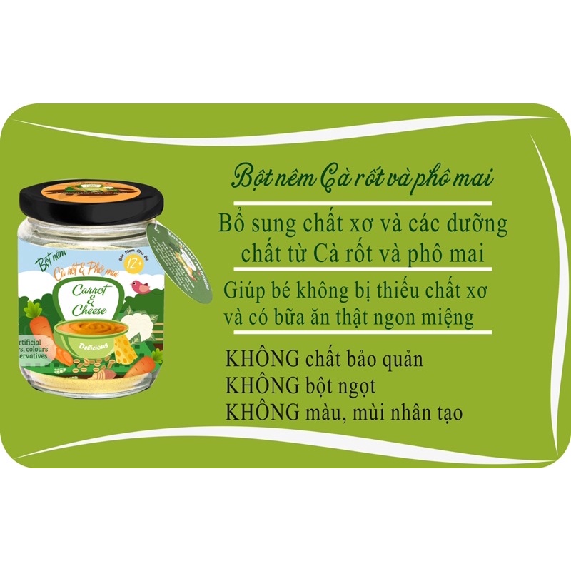 Bột Nêm KONOFOOD 6m+ ( Hũ Thuỷ Tinh)