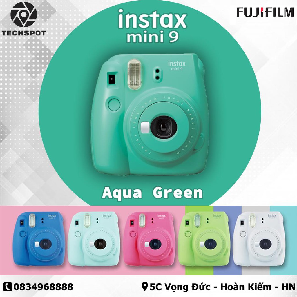 Máy ảnh chụp lấy ngay Fujifilm Instax mini 9 - Hãng phân phối + Phim 10 tấm