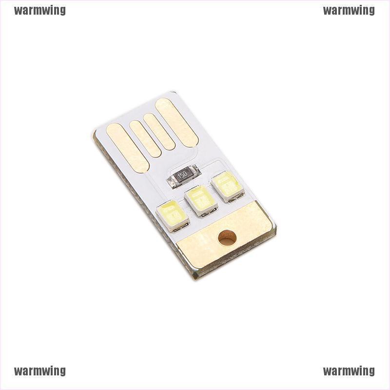 Đèn LED Mini Ánh Sáng Trắng 5V Có Ngăn Đựng Thẻ Bỏ Túi Tiện Dụng