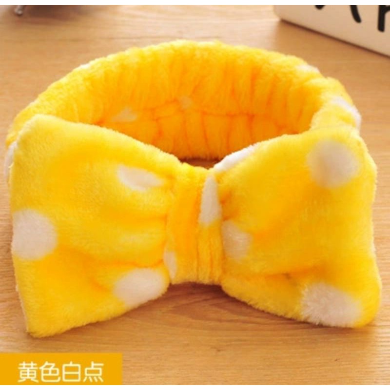 BĂNG ĐÔ RỬA MẶT (NƠ) MÀU SẮC DỄ THƯƠNG