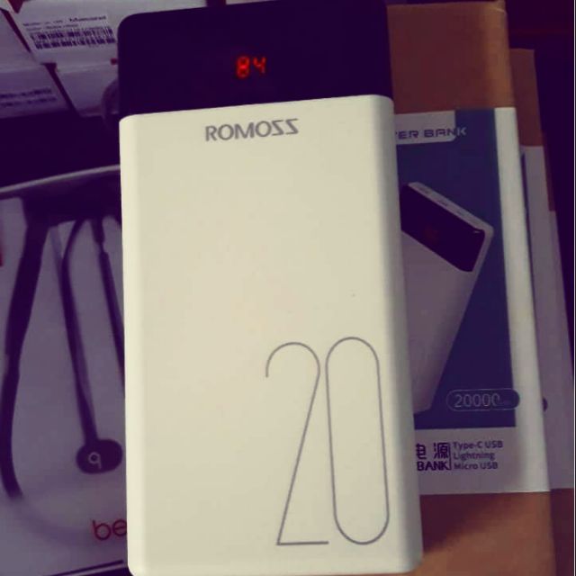 Sạc dự phòng romoss 20000 mAh