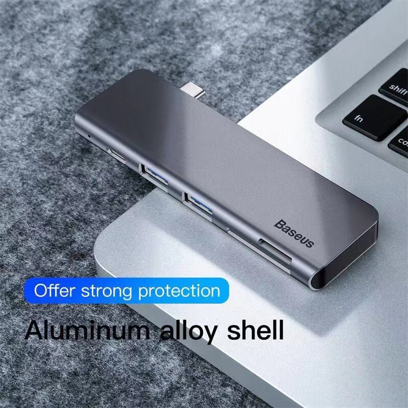 Bộ chuyển đổi Type C 5 trong 1 sang USB 3.0 * 2 / SD / TF cho Macbook Pro