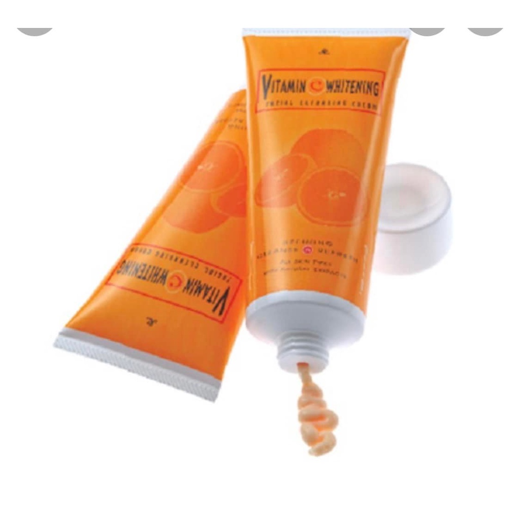 Sữa rửa mặt ARON cam dưỡng da Vitamin C whitening hàng thái lan chính hãng dành cho da mụn - sữa rửa mặt dạng hạt - HX15