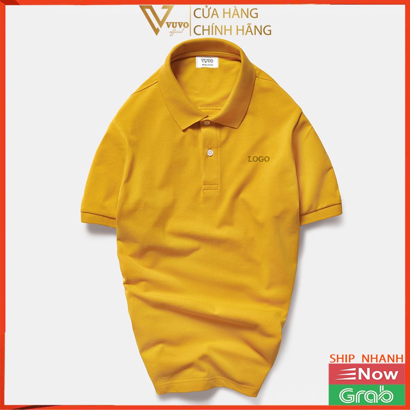 Áo Polo Nam Cổ Bẻ Tay Ngắn Vuvo Official Có Logo Thêu Ngực Trái, Chất Cotton Mềm Mại Co Giãn 4 Chiều