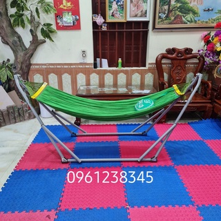 Lưới võng cán nhựa kèm gối tiến đạt