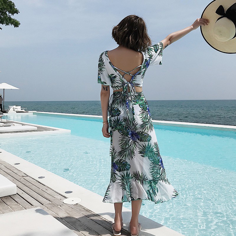 (có sẵn, hàng cao cấp) set Đồ bơi / Bikini 3 món xinh xắn dành cho nữ | BigBuy360 - bigbuy360.vn