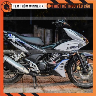Tem trùm Winner X phong cách HP4 decal 3 lớp  thiết kế theo yêu cầu