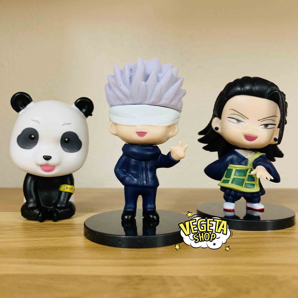 Mô hình Jujutsu Kaisen - Chú thuật hồi chiến - Toge Inumaki Yuta Okkotsu Maki Zenin Panda Satoru Gojo Suguru Geto 7~8cm