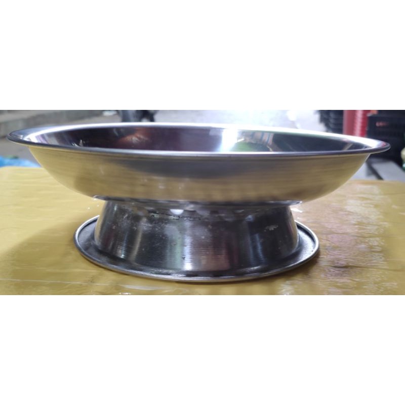 Vĩ hấp Inox có chân, không chân 22 cm