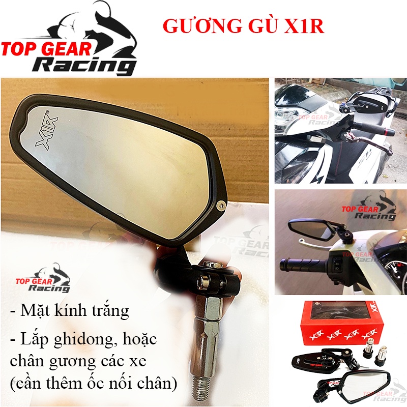 Gương Gù Thái - Gương gù X1R - Lắp được Chân Gương &lt;TOPGEAR&gt;