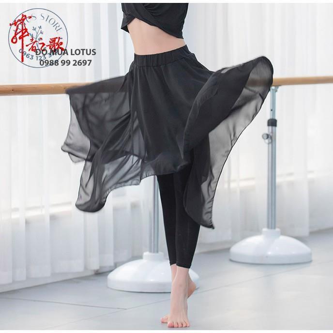 Quần múa, yogaQuần tập nhảy hiện đại xẻ tà dài  Đồ Múa Lotus