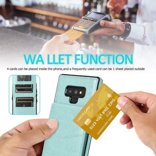 Ốp Điện Thoại Da Kèm Ngăn Đựng Thẻ Cho Samsung Galaxy Note 8/Note 9/Note 10/Note 10 Plus/Note 20/Note 20 Ultra