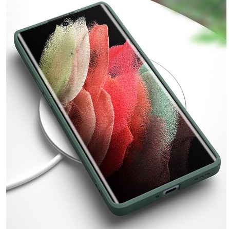 Ốp lưng Samsung S22 S22plus S22Ultra S21FE  Ốp điện thoại nhám chống bẩn viền cao su