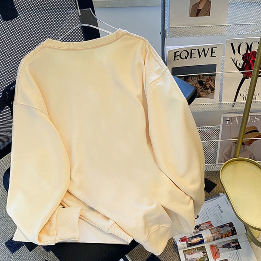 Áo Sweater Cổ Tròn In Họa Tiết Dễ Thương Thời Trang Mùa Thu Cho Nữ