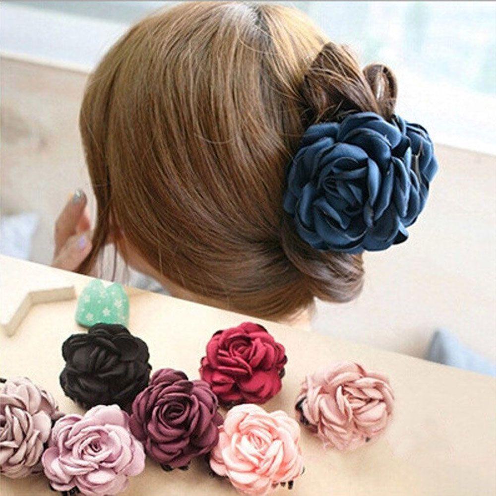 1 Kẹp Tóc Chiffon Thời Trang Hàn Quốc Cho Nữ