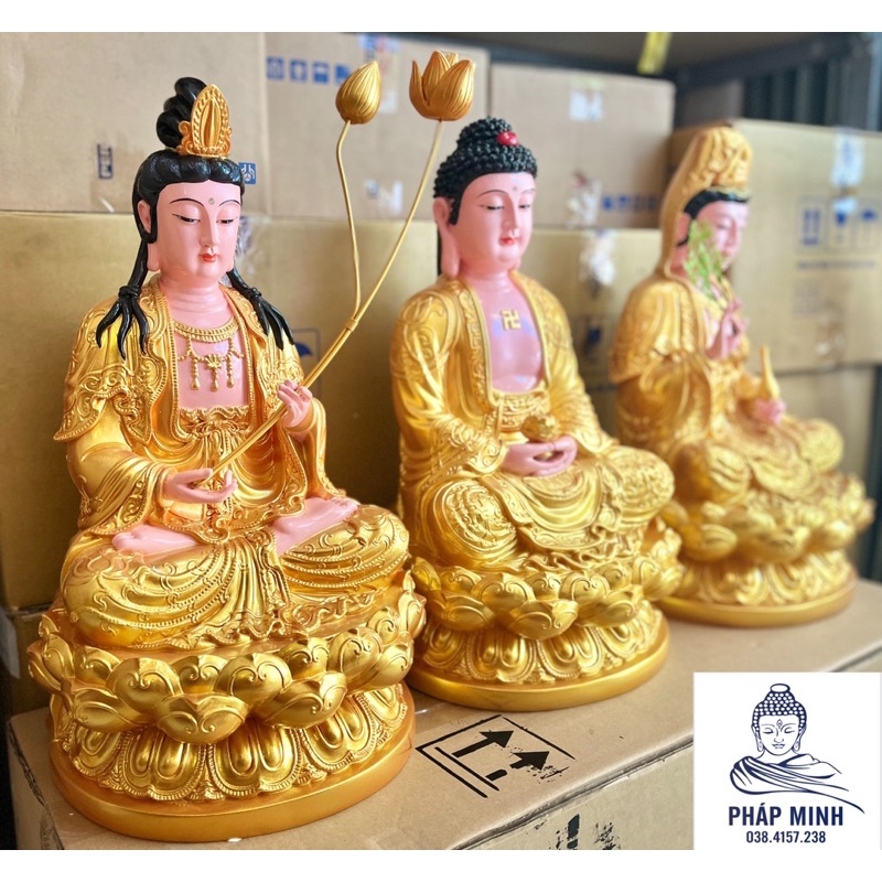 Tam Thánh Tây Phương 50cm