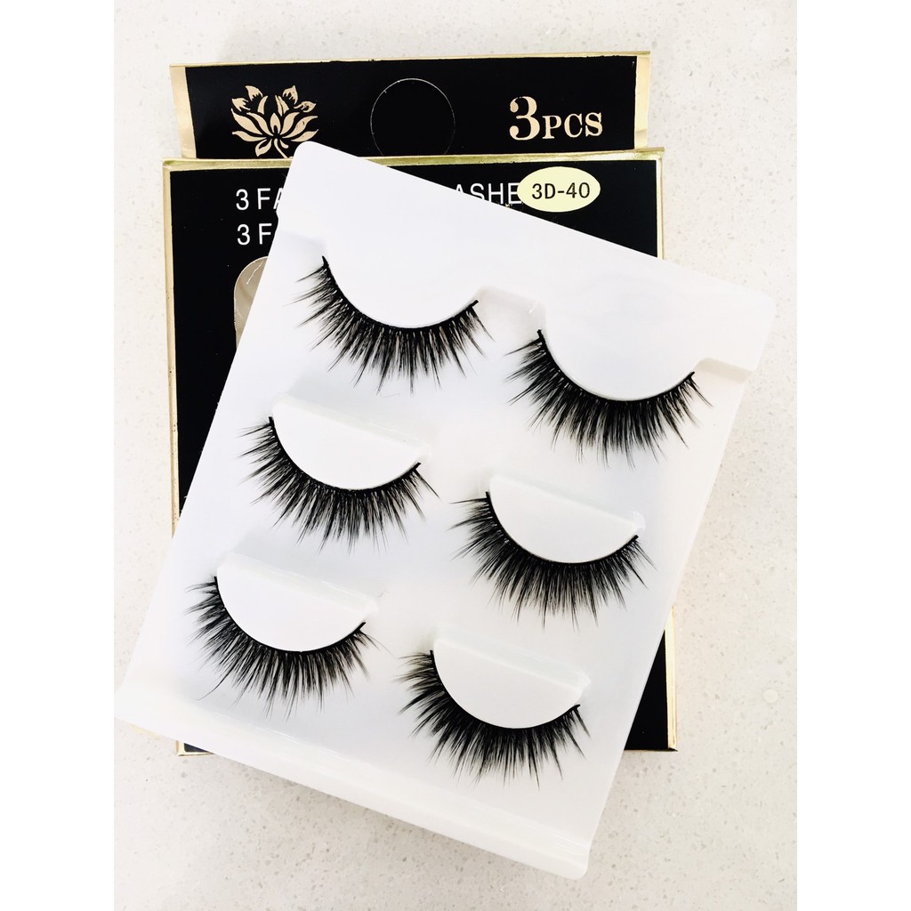 Mi Chồn, Mi Giả 3D Cao Cấp 3PCS Glam Volume Sexy