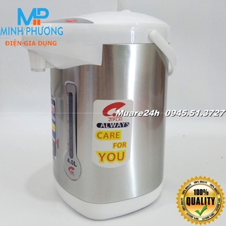 Bình thủy điện bình nước nóng Thái Lan Jiplai 4 lít