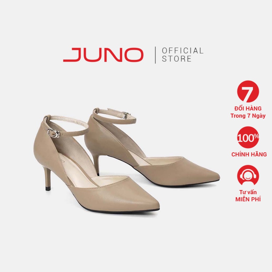 JUNO - Giày cao gót mũi nhọn gót thanh - CG05089