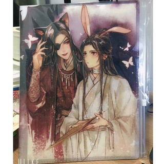 [THIÊN QUAN TỨ PHÚC] Cặp hồ sơ 6 ngăn Sói và Thỏ - chính hãng Đài Loan