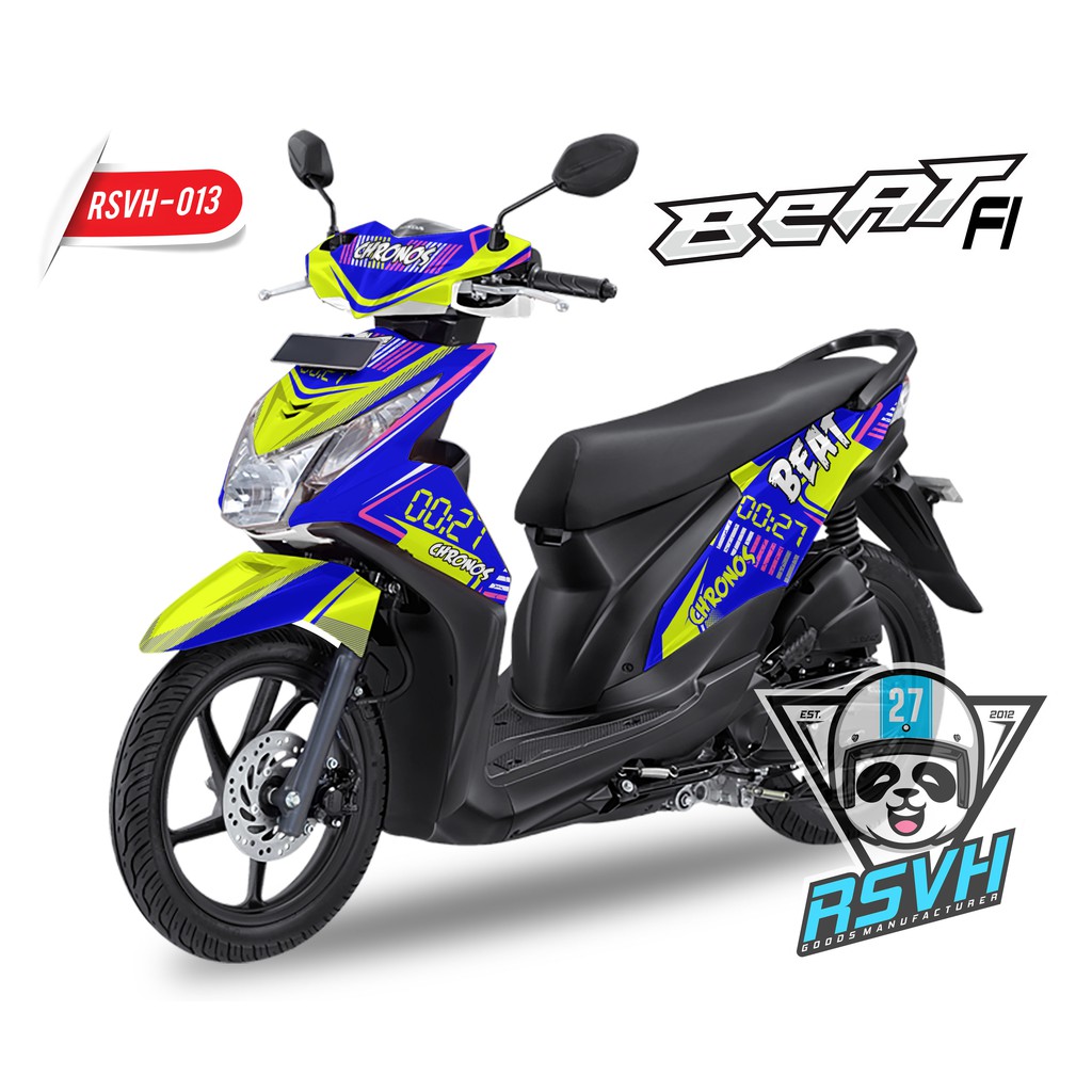 Sticker Dán Trang Trí Xe Hơi Beat Fi 2014 - Jpx Chronos Pepsi Blue Rsvh 013