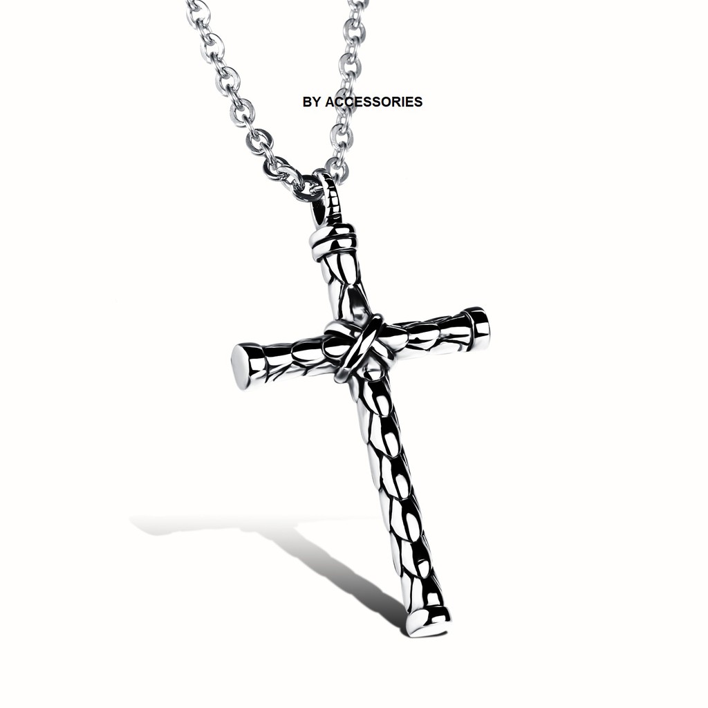 Dây chuyền titan thánh giá không gỉ MN190504