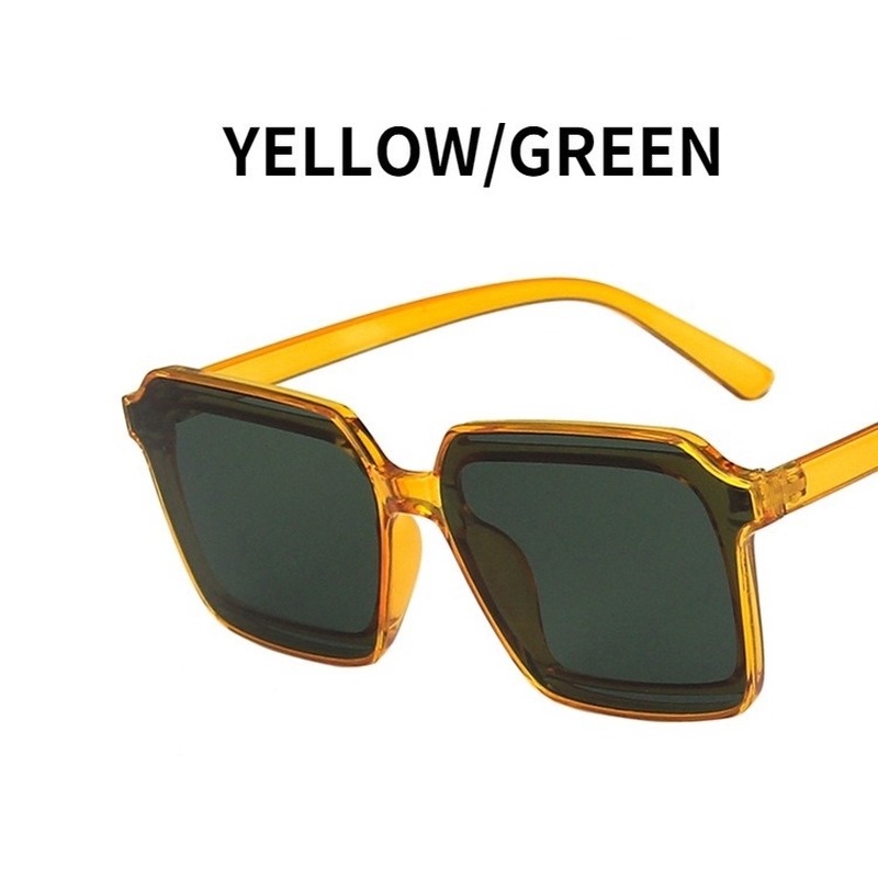 Kính Mát Gọng Vuông Oversize Thời Trang Cá Tính Cho Nữ