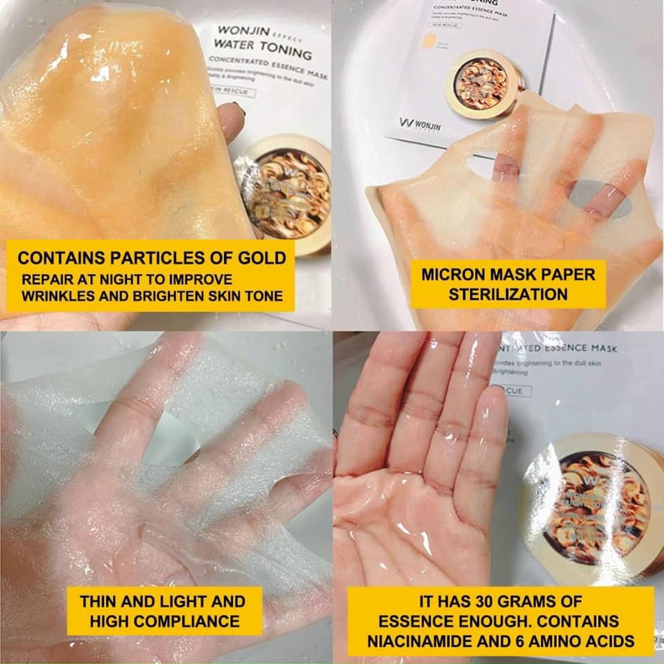 🤩Mặt Nạ Dưỡng Ẩm-Bù Nước Cho Da WONJIN EFFECT WATER TONING CONCENTRATED ESSENCE MASK