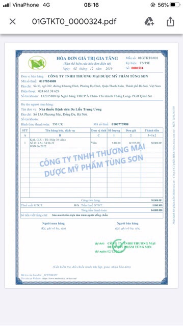 KAL GLU- TS 30 viên | BigBuy360 - bigbuy360.vn