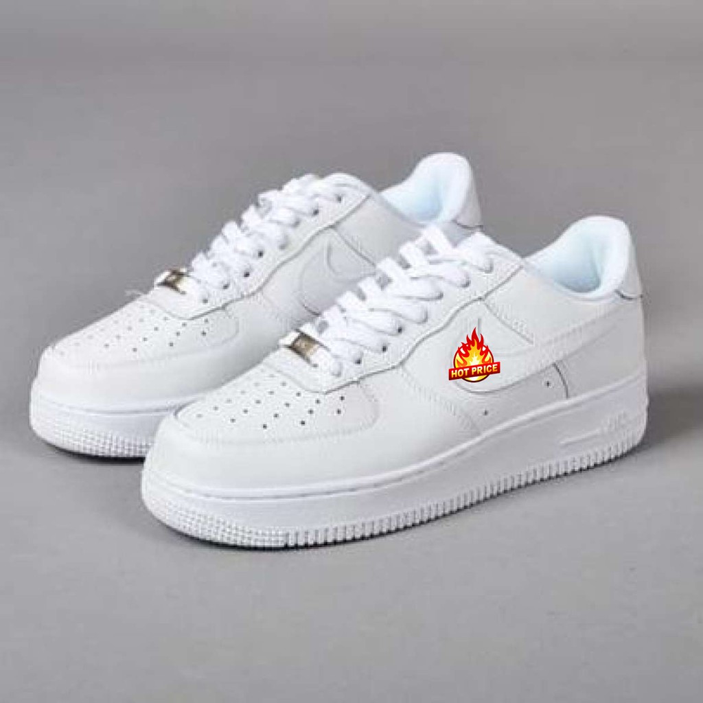 [KÈM HÔP] GIÀY THỂ THAO FOX TRẮNG NAM NỮ NK Force 1 Full Trắng Giày Sneaker Nam Nữ AF1 Full White - NK AIR FORCE AF1