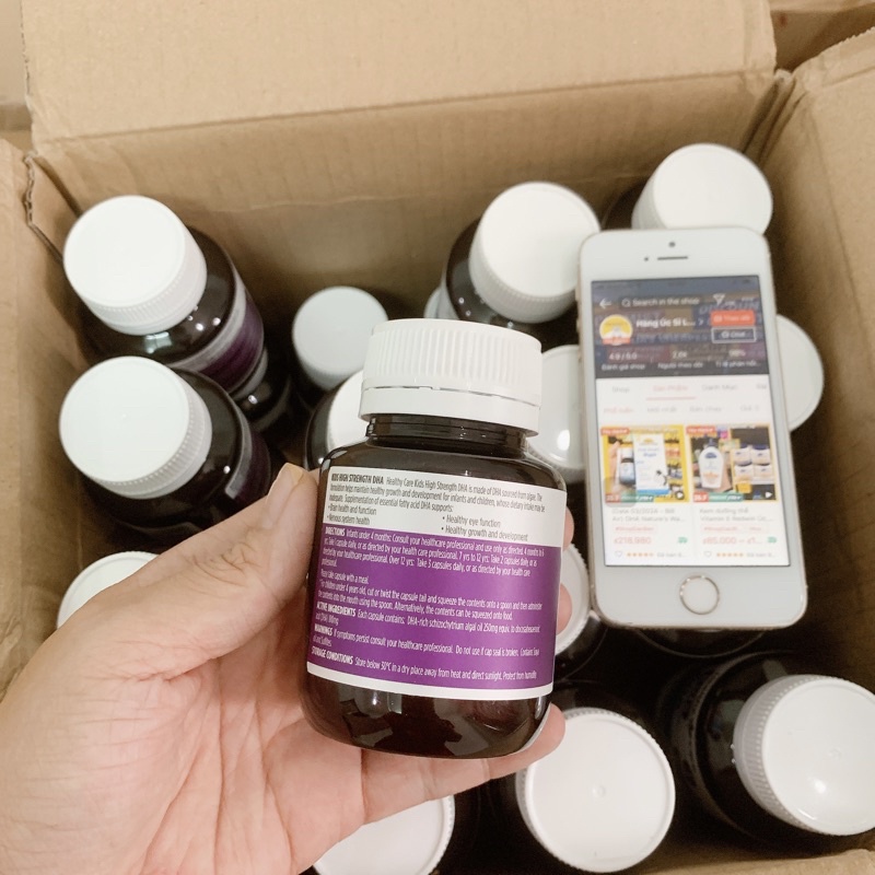 DHA Healthy Care cho Bé Vị Chanh 60 viên