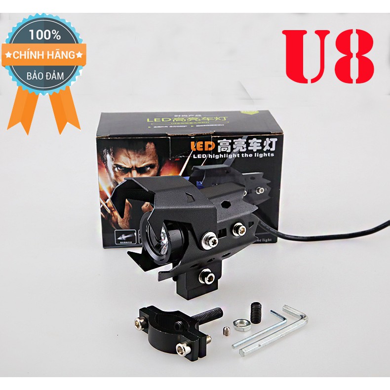Đèn led trợ sáng xe máy U8
