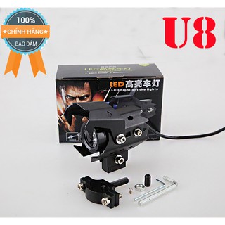 đèn led trợ sáng xe máy U8