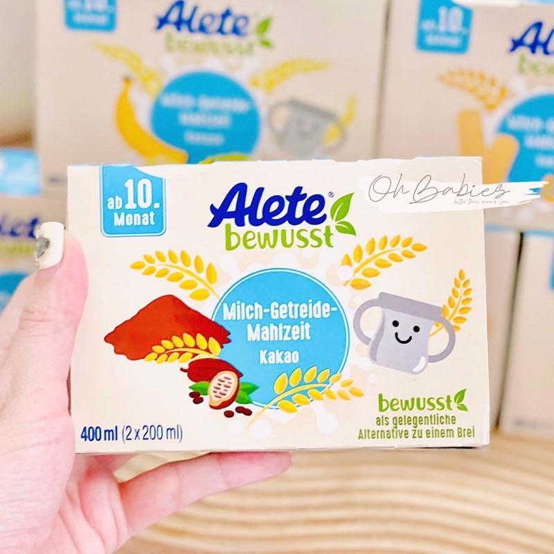 Sữa nước Alete Đức - cho bé từ 10m+ tăng cân 200ml - Hàng air date mới nhất [OH BABIES]