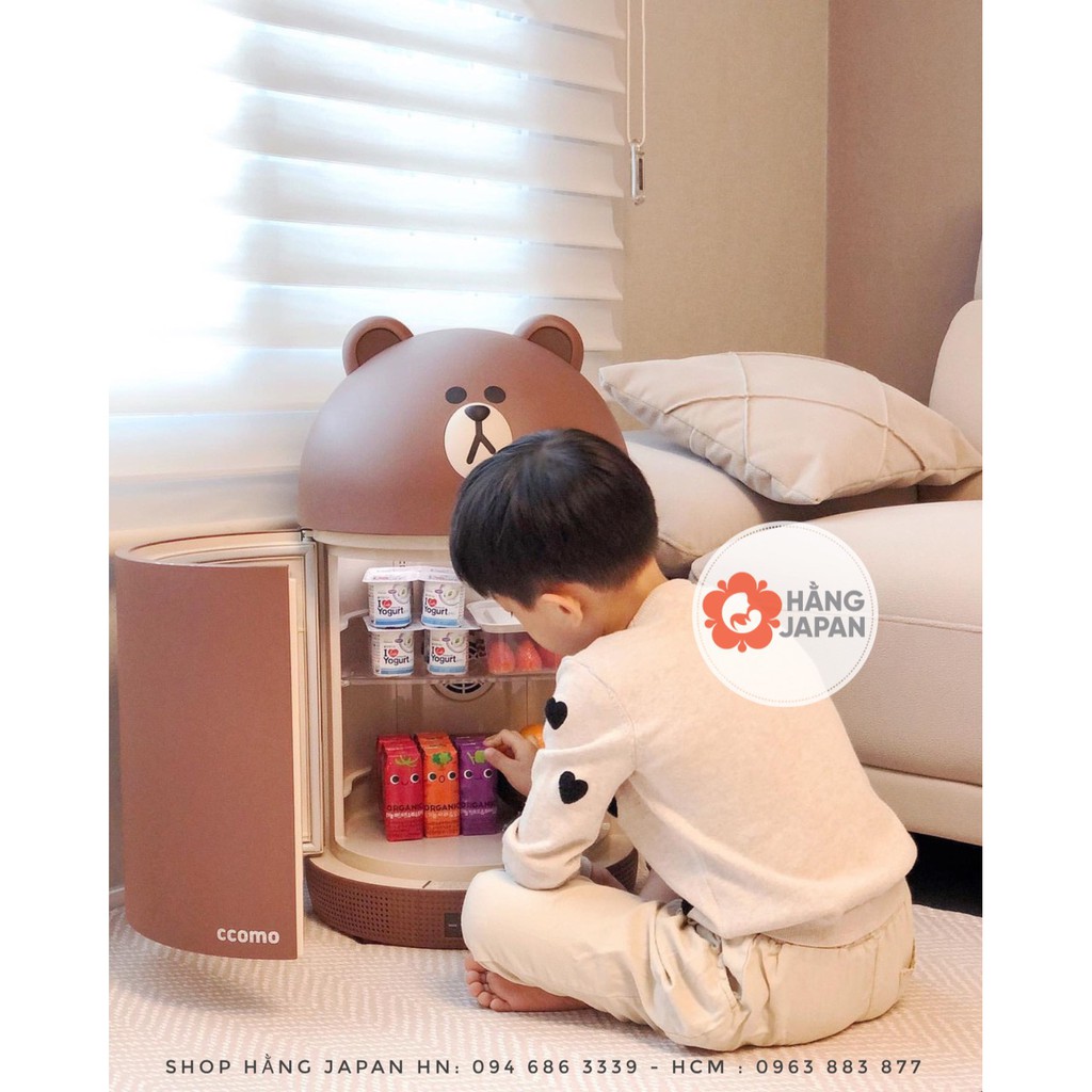 [ BH 1 NĂM CHÍNH HÃNG] Tủ lạnh mini Linefriend 3 in 1 - Made in Korea