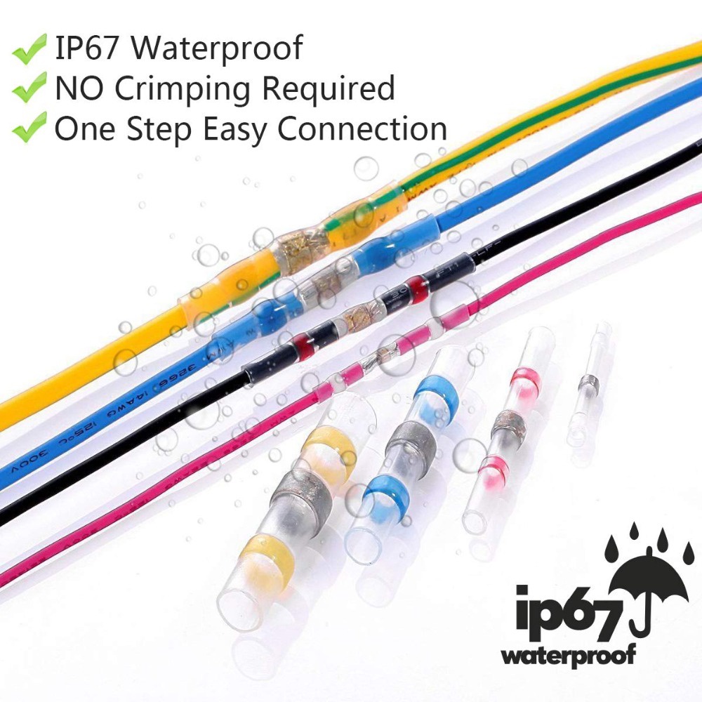 Bộ ống co nhiệt DARNELL bọc đầu nối dây điện chống nước