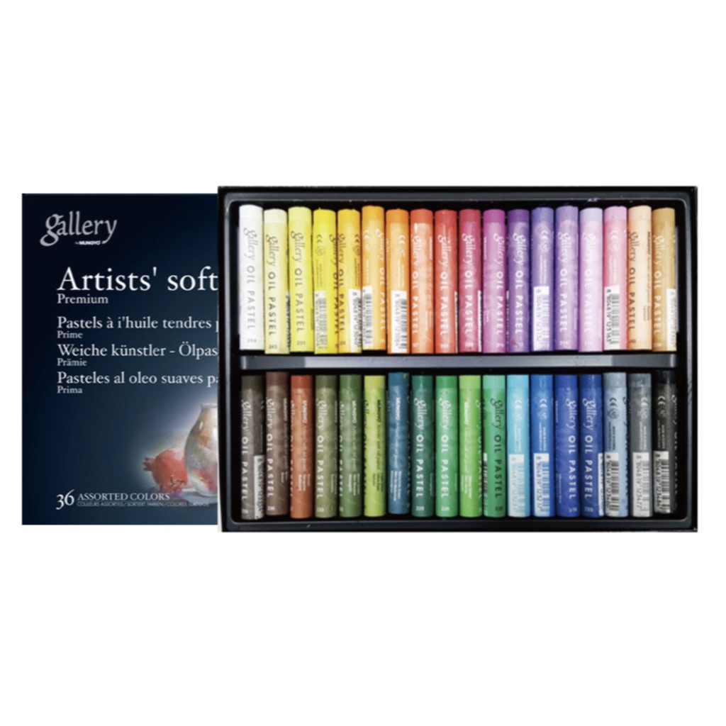 Sáp dầu Mungyo hạng Họa Sĩ, Mungyo Gallery Artists' Soft Oil Pastels set 12/24/36/48