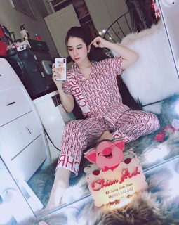 (Kèm ảnh thật) bộ lụa mang nhà siêu xinh