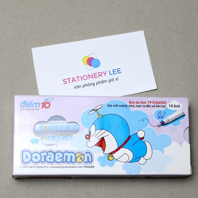 Bút lông kim Doraemon Điểm 10 FL-04/DO (Hộp 10 cây)