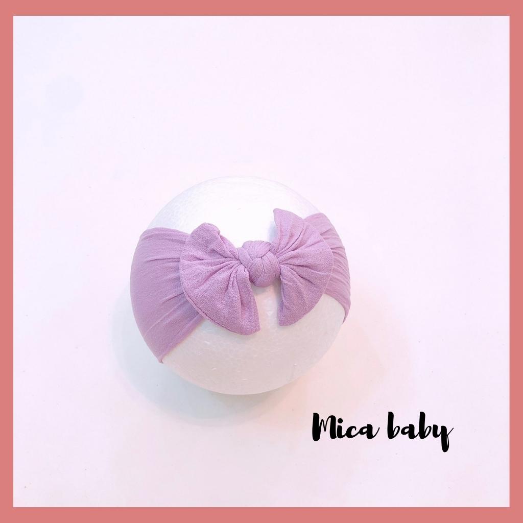 Băng đô nơ màu kẹo dễ thương cho bé Mica baby BD59