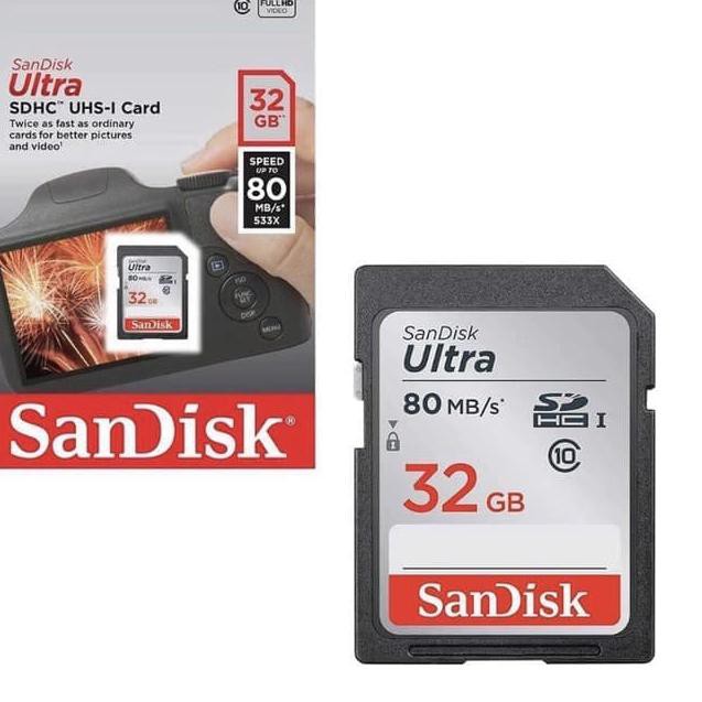 SANDISK 8 Thẻ Nhớ SDHC 32GB CLASS 10 UHS 80Mbps | BigBuy360 - bigbuy360.vn